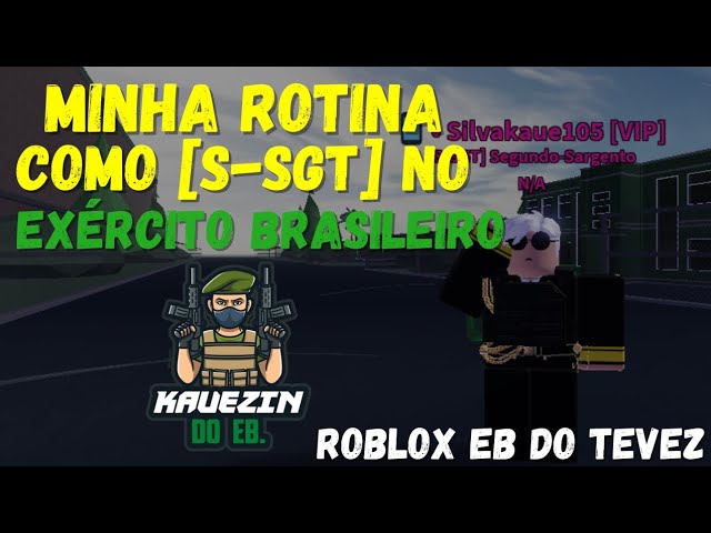 RECRUTANDO NO EXÉRCITO BRASILEIRO DO TEVEZ ! #10 - Roblox 