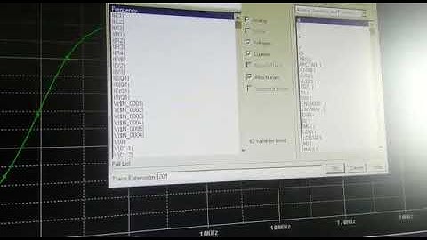 pspice simulation for RC coupled amplifier