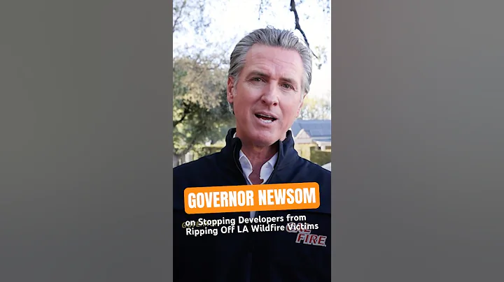 Governor #Newsom on Stopping Developers from Ripping Off #LA #Wildfire Victims  #shorts #california