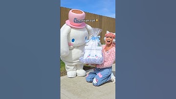 Cinnamoroll but he came to visit! #cinnamoroll #sanrio #shorts