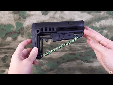 Видео: Плетение паракорда на приклад TBS Compact от DLG Tactical