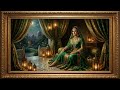 Emerald Queen in Moonlight | 4K Luxury Frame TV Art Display