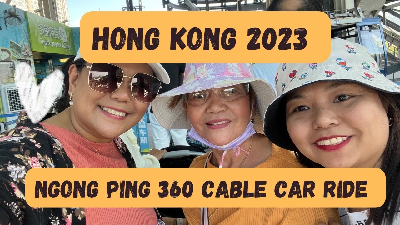 Must do in Hong Kong 🇭🇰 First time sa Ngong Ping 360 cable car & food