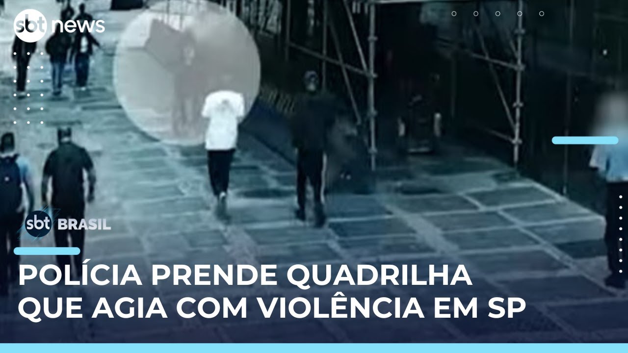 “Gangue do gogó” é desarticulada após roubar pedestres no Centro de SP | #SBTBrasil