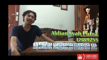 CARA MUDAH MENGGUNAKAN TEKNIK BUBBLE SORT !!