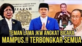 MAMPUS.!! TEMAN LAMA JOKOWI ANGKAT BICARA, JKW & OVA EMILIA KERJA SAMA BUAT DRAMA LULUSAN UGM⁉️