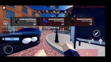 Hacker with invisible team caught on 4k (Roblox Arsenal)