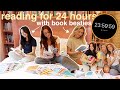 24 hour readathon with book besties 