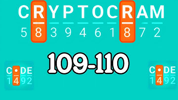 CRYPTOGRAM level 109 110