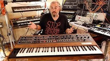 SEQUENTIAL Prophet 5 Rev.4 review with (Korg Drumlogue, KR-55 and loads of FX Pedals