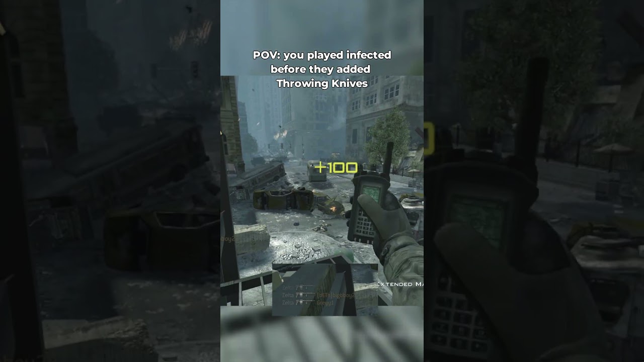 Infected before Throwing Knives #callofduty #nostalgia