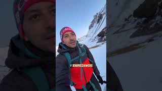 Cuando la montaña sse viste de blanco #Mendoza #cordilleradelosandes #altamontaña #montañismo #hike