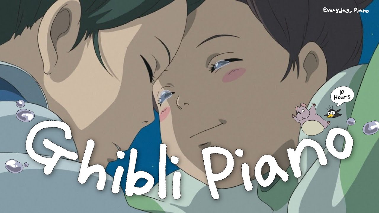 [𝑬𝑽𝑬𝑹𝒀𝑫𝑨𝒀, 𝑷𝑰𝑨𝑵𝑶] 지브리 OST 피아노 연주 10시간 모음🤍 Ghibli OST Piano Collection for study, work, focus
