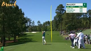 💣Rory Mcilroy Drives the 350 Yard Par 4 in Final Round of 2022 Masters! #masters
