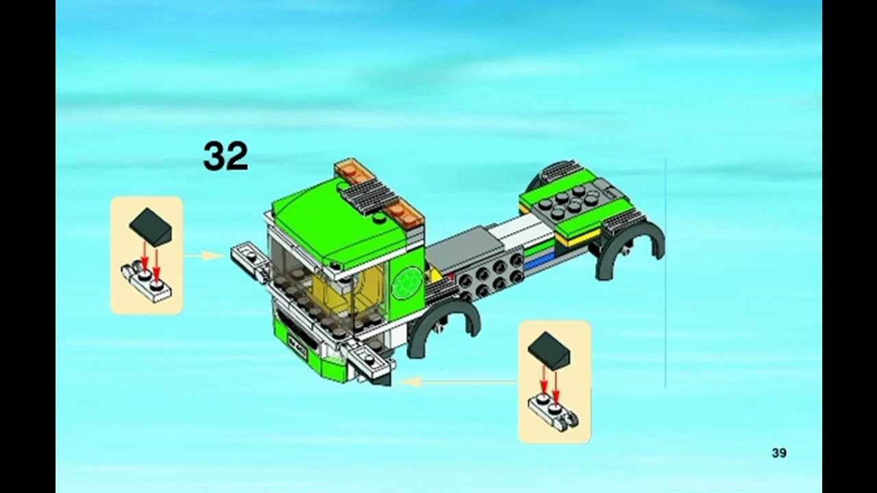 Lego City - Instructions for 4432: Garbage Truck - YouTube