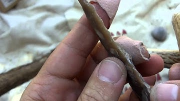 018 - 1/3  Dalton, Texas Chert Flintknapping