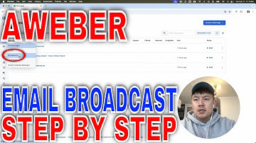 ✅ How To Email Broadcast Subscribers In AWeber 🔴