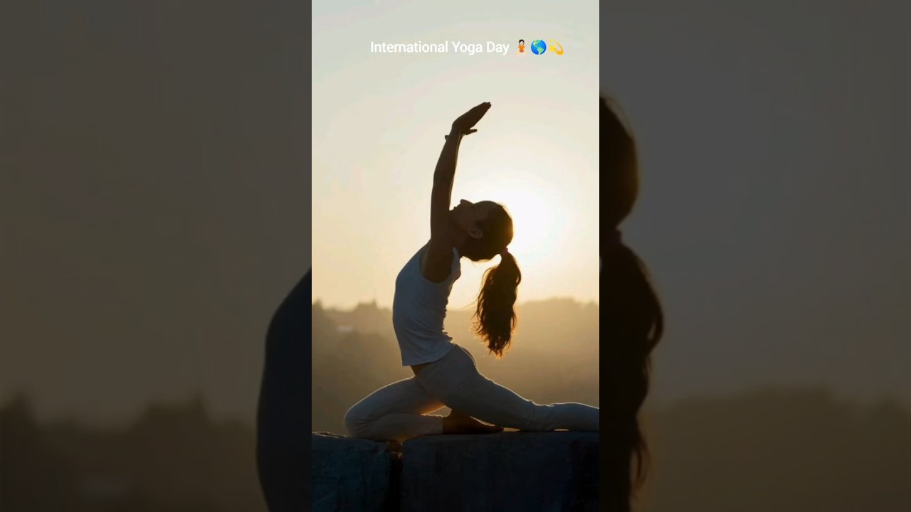 International Yoga Day 🧘🏻✨l yoga day status l