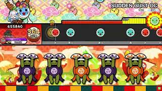 【太鼓の達人】SUDDEN GUST OC (むずかしい) 全良