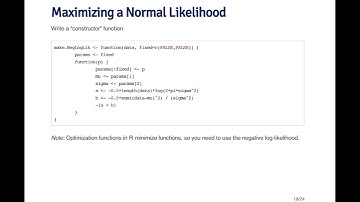 RProg - Scoping Rules   Optimization Example
