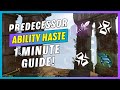 1 Minute Ability Haste in Predecessor - Predecessor Guide