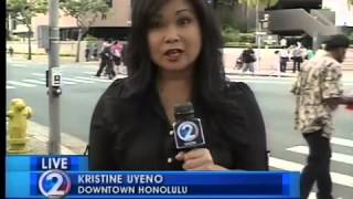 Helicopter crash lands in Downtown Honolulu