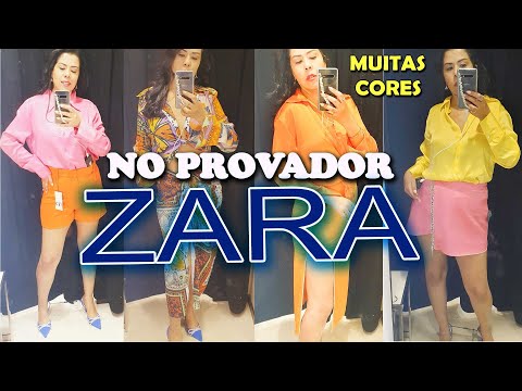 LOOKS NO PROVADOR DA ZARA MUITAS CORES