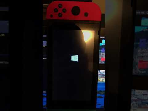 Nintendo Switch boots Windows 10 ARM64 (rs4/17134)