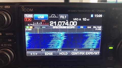 Reducing E&M interference in IC 7300