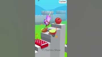 Slice it all! Very satisfying and relaxing ASMR slicing game #shorts (1)