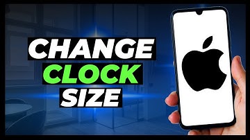 How to Change Lock Screen Clock Font Size on iPhone