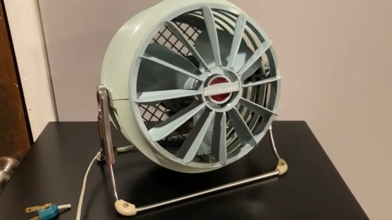 Westinghouse Riviera 8” Fan R-1020 (1950's) - YouTube