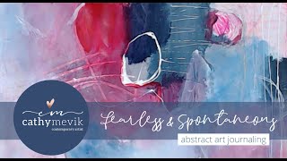 Abstract Art  and Mark Making # 10 | Expressive authentic painting