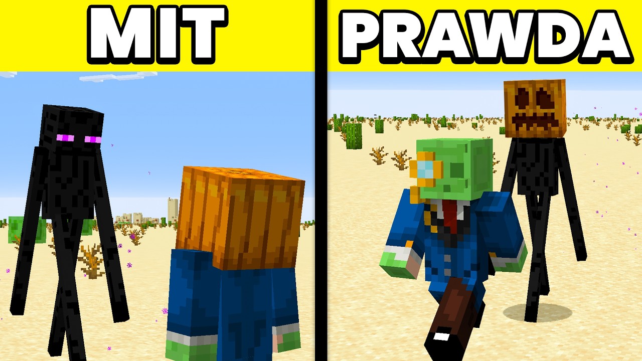 Sprawdziłem 40 MITÓW w Minecraft, w które CAŁY CZAS WIERZYŁEŚ!