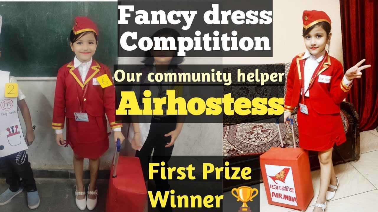 Nurse Fancy Dress For Kids,Our Helper Costume For Annual Function/Theme  Party/Competition/Stage Shows Dress