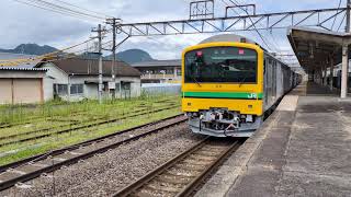 [回9731D]秋田常駐機送り込み回送GV-E197系100番台ｸﾝTS03編成(フル編成)が沼田駅通過