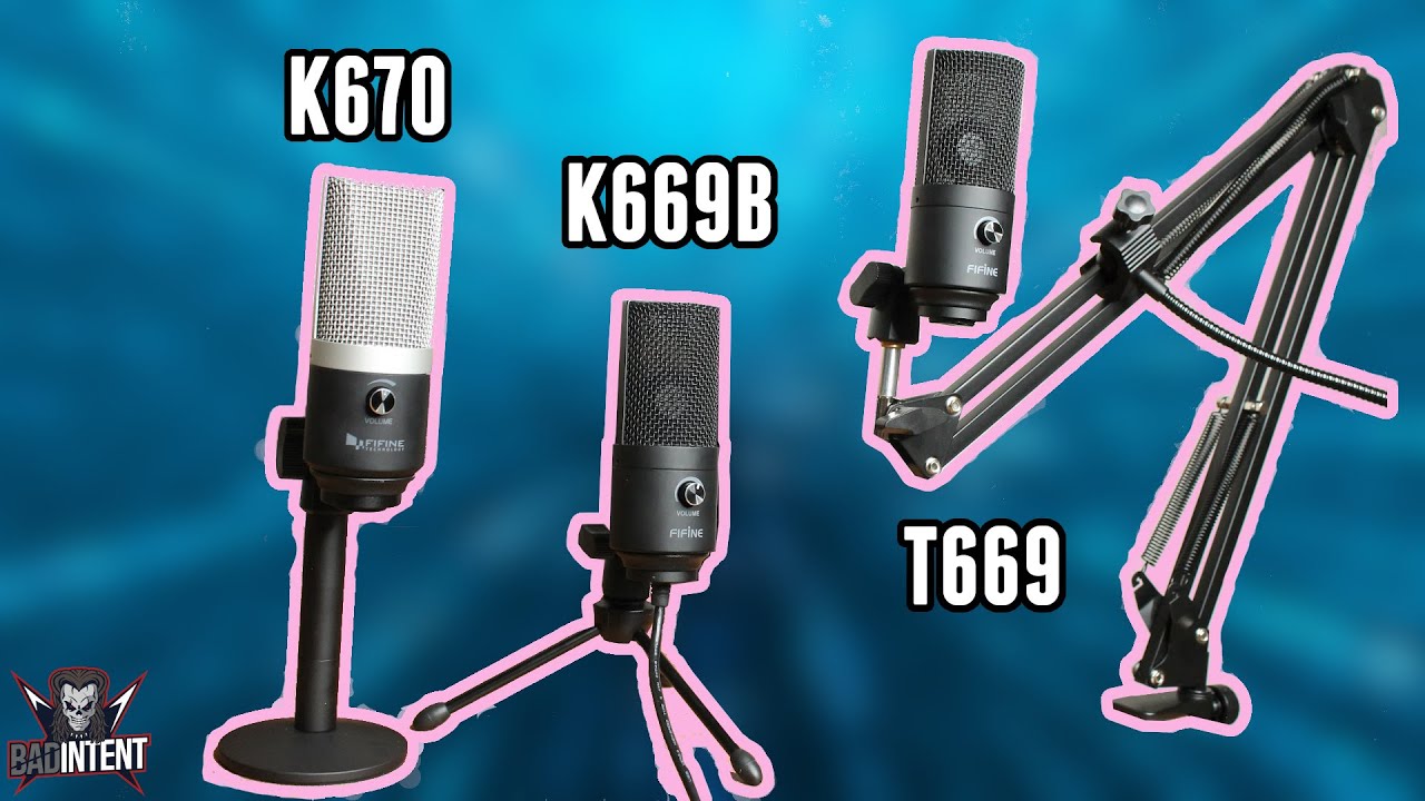 Budget USB Microphone FIFINE K669B (Unboxing & Audio Test) 