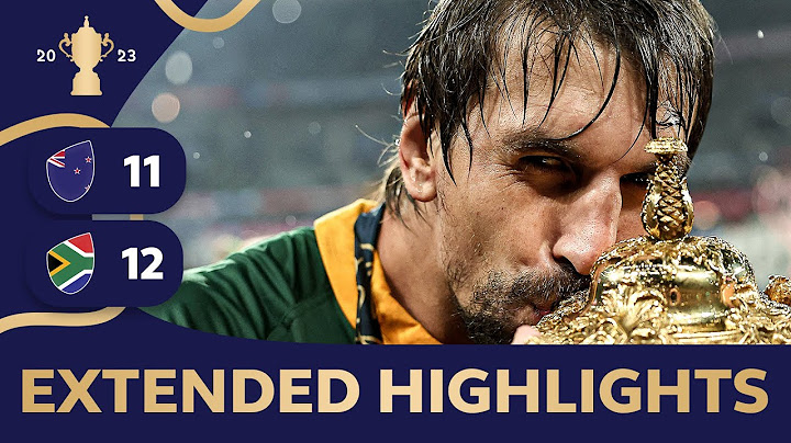 EXTENDED HIGHLIGHTS! | Rugby World Cup 2023 final | New Zealand v South Africa