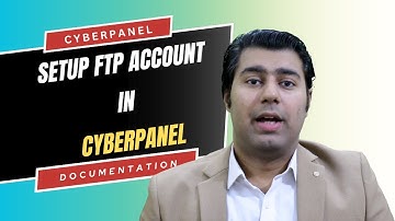 Setup FTP account in CyberPanel
