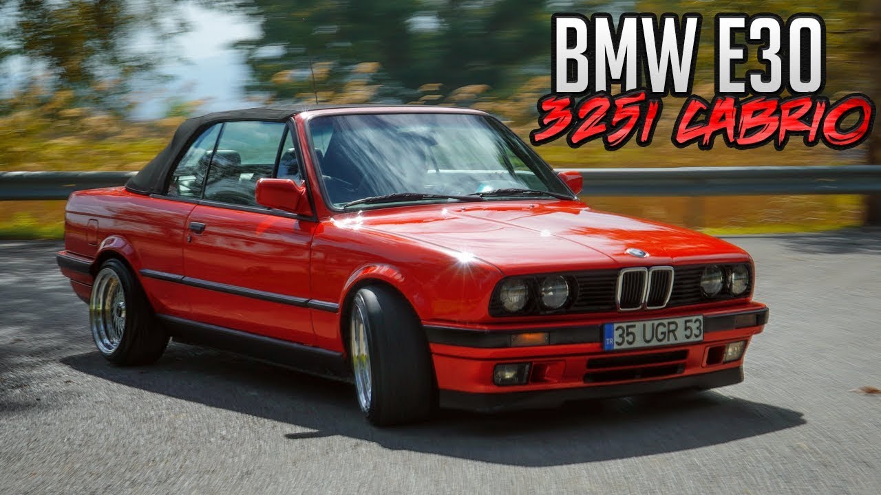 BMW E30 325i Cabrio Test Sürüşü / M20 2.8 Stroker YouTube