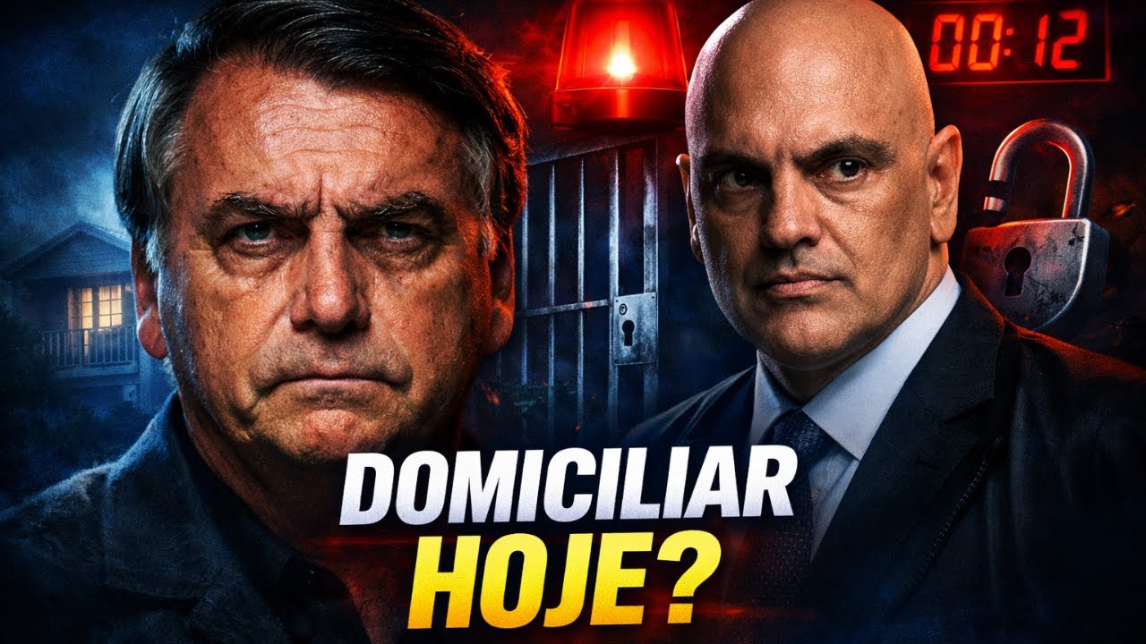 Moraes pode colocar Bolsonaro em domiciliar ainda hoje? 📱
