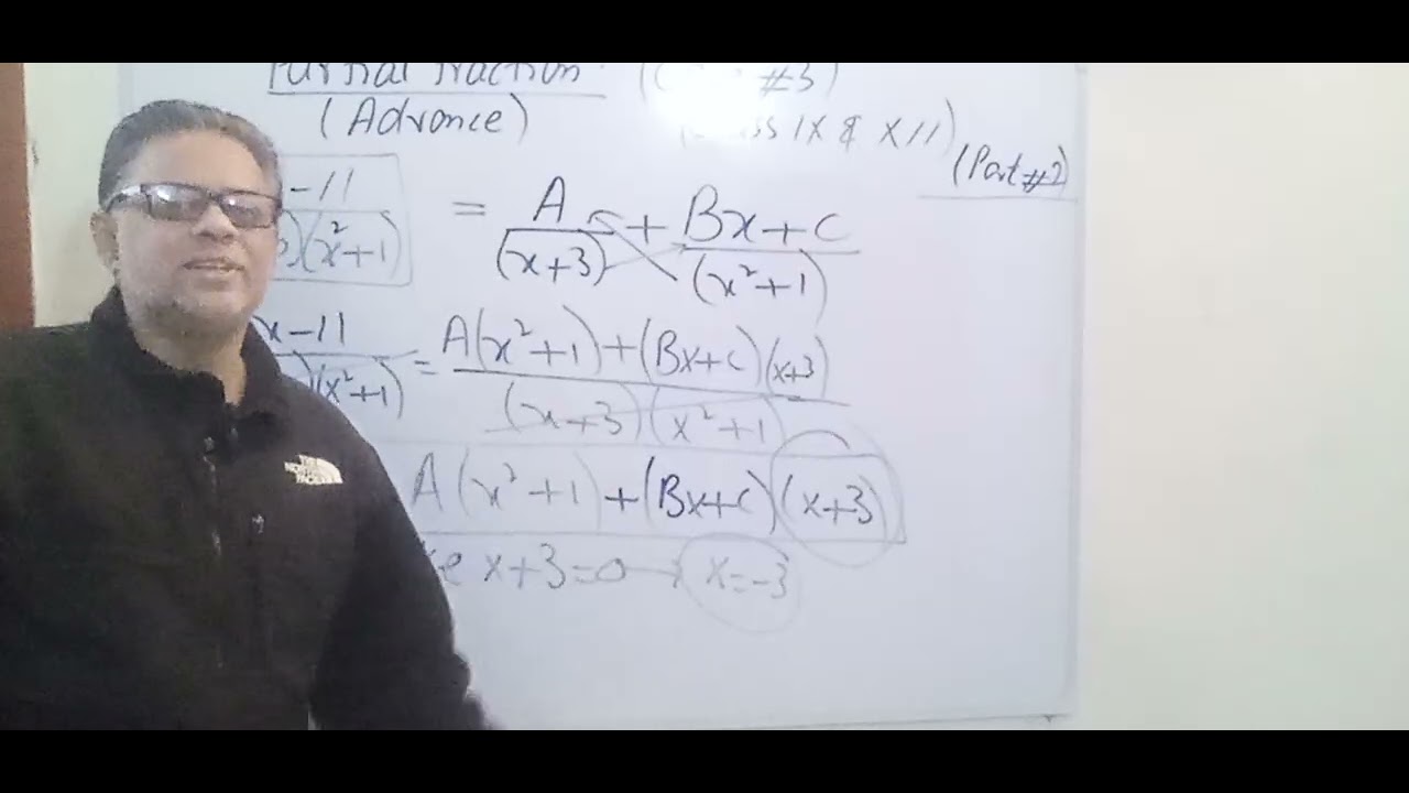 PARTIAL FRACTION CASE 3 ( PART 1) BY ASHAR HASHMI ACADEMY