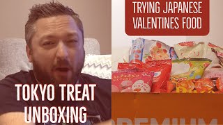 BRITS TRYING JAPANESE FOOD FOR VALENTINES DAY: Tokyo Treat February Unboxing and Tasting