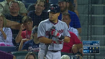 MIN@ATL: Centeno rips go-ahead RBI double in the 6th