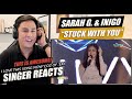 OMG! Sarah G at Inigo kinanta ang Stuck With You! Kilig | SINGER REACTION