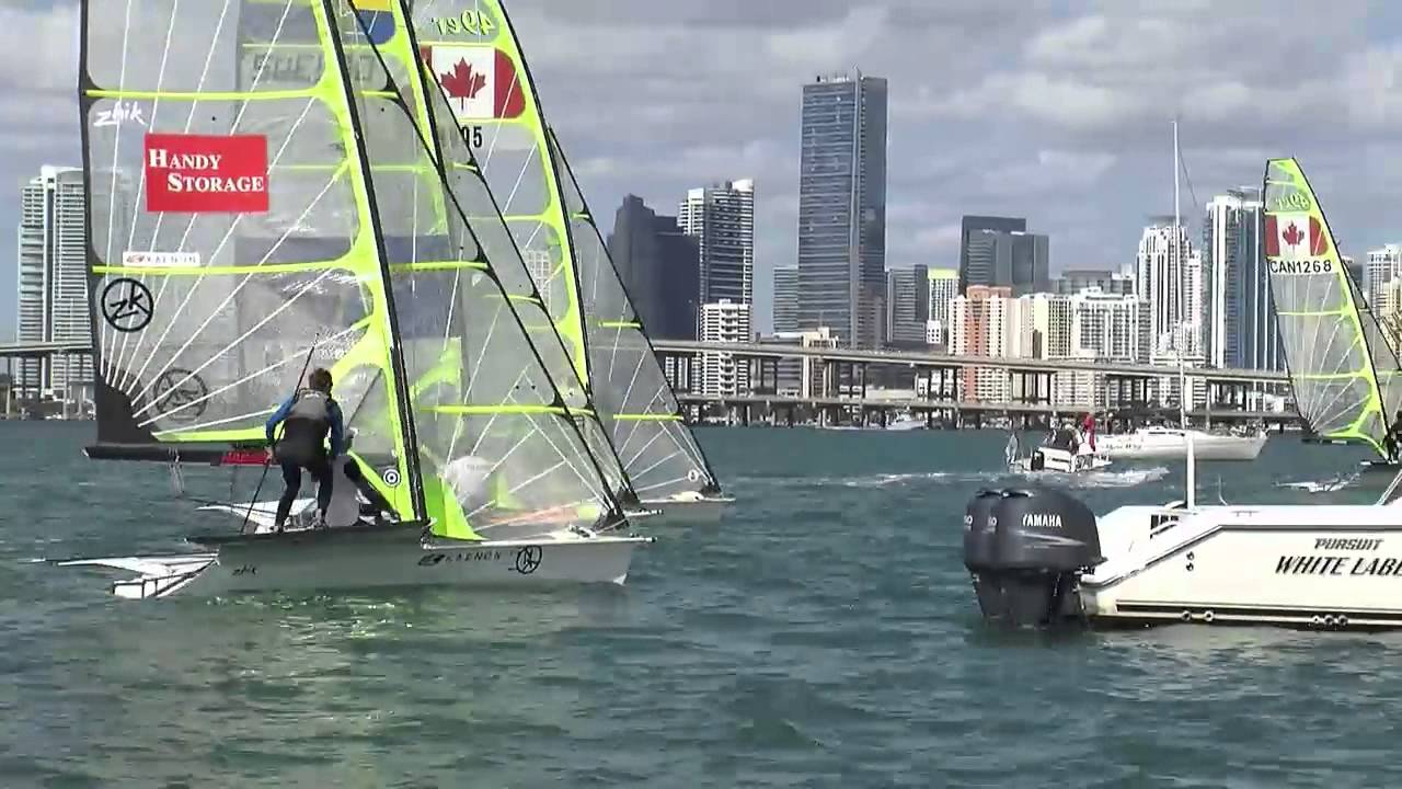 Medal Race Day at ISAF Sailing World Cup Miami