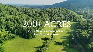 FOR SALE - 207+ Acres in the Blue Ridge Mountains