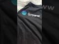 T-shirt Gifted by Groww #groww #thanks #gift