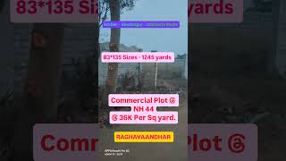 1245 Sq Yard Commercial Plot for Sale near Kothur Shadnagar Jadcherla Highway route #commericalplots