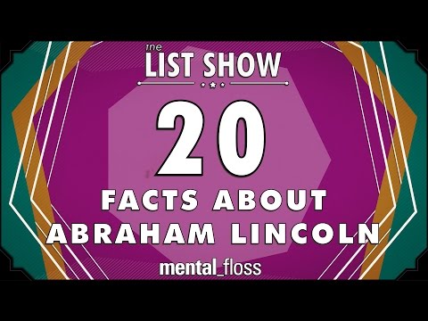 20 Facts About Abraham Lincoln (And His Family) - mental_floss on YouTube - List Show (308)